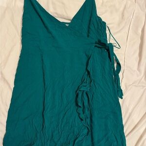 Green Wrap Dress